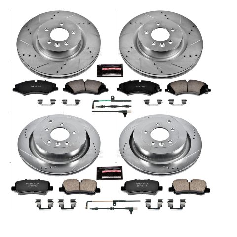 Power Stop 11-16 Land Rover LR4 Front & Rear Z23 Evolution Sport Brake Kit (1x psbK7683, 1x psbK6564) thumbnail 2
