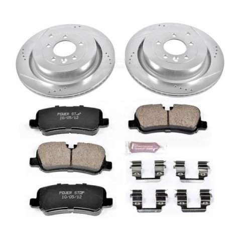 Power Stop 11-16 Land Rover LR4 Front & Rear Z23 Evolution Sport Brake Kit (1x psbK7683, 1x psbK6564) thumbnail 3