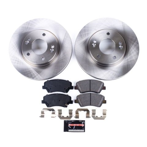 Power Stop 11-16 Hyundai Elantra Front & Rear Autospecialty Brake Kit (1x psbKOE6503, 1x psbKOE6501) thumbnail 1