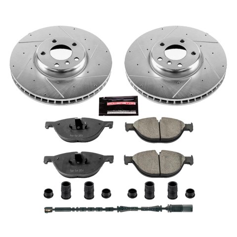 Power Stop 11-16 BMW 550i Front & Rear Z23 Evolution Sport Brake Kit (1x psbK6026, 1x psbK6037) thumbnail 4