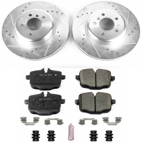 Power Stop 11-16 BMW 550i Front & Rear Z23 Evolution Sport Brake Kit (1x psbK6026, 1x psbK6037) thumbnail 5