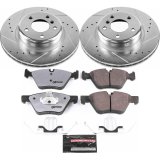 Power Stop 11-16 BMW 528i Front & Rear Z26 Street Warrior Brake Kit (1x psbK6034-26, 1x psbK6032-26) thumbnail 5