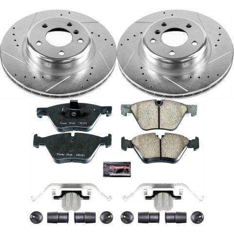 Power Stop 11-16 BMW 528i Front & Rear Z23 Evolution Sport Brake Kit (1x psbK6032, 1x psbK6034) thumbnail 2