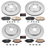 Power Stop 11-15 Ford Edge Front & Rear Z17 Evolution Geomet Coated Brake Kit (1x psbCRK3057, 1x psbCRK4744) thumbnail 4