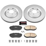 Power Stop 11-15 Ford Edge Front & Rear Z17 Evolution Geomet Coated Brake Kit (1x psbCRK3057, 1x psbCRK4744) thumbnail 5