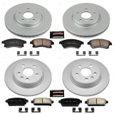 Power Stop 11-15 Chevrolet Cruze Front & Rear Z17 Evolution Geomet Coated Brake Kit (1x psbCRK5544, 1x psbCRK5550) thumbnail 4