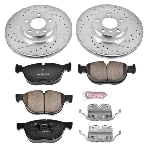 Power Stop 11-15 BMW X5 Front & Rear Z23 Evolution Sport Brake Kit (1x psbK6064, 1x psbK5984)