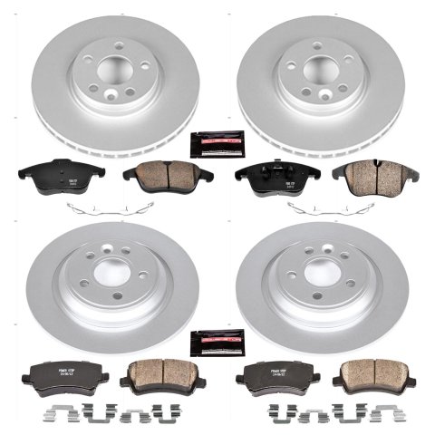 Power Stop 11-14 Volvo S60 Front & Rear Z23 Evolution Sport Coated Brake Kit (1x psbCRK4704, 1x psbCRK5608) thumbnail 4
