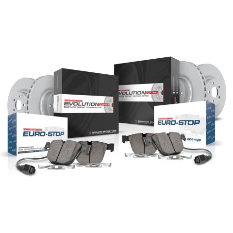 Power Stop 11-14 Volvo S60 Front & Rear Euro-Stop Brake Kit (1x psbESK5613, 1x psbESK4702) thumbnail 3