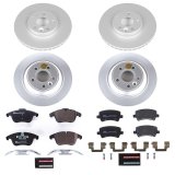 Power Stop 11-14 Volvo S60 Front & Rear Euro-Stop Brake Kit (1x psbESK5608, 1x psbESK4704) thumbnail 3