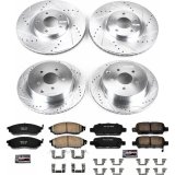 Power Stop 11-14 Nissan Murano Front & Rear Z23 Evolution Sport Brake Kit (1x psbK5263, 1x psbK2427) thumbnail 5