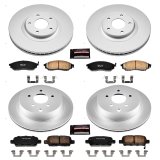 Power Stop 11-14 Nissan Murano Front & Rear Z17 Evolution Geomet Coated Brake Kit (1x psbCRK2427, 1x psbCRK5263) thumbnail 4