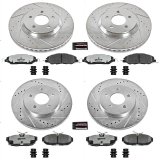 Power Stop 11-14 Ford Mustang Front & Rear Z26 Street Warrior Brake Kit (1x psbK5407-26, 1x psbK4749-26) thumbnail 2