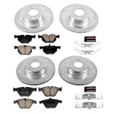 Power Stop 11-13 BMW 335i xDrive Front & Rear Z23 Evolution Sport Brake Kit (1x psbK6058, 1x psbK5982) thumbnail 2