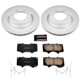 Power Stop 10-19 Lexus GX460 Front & Rear Z17 Evolution Geomet Coated Brake Kit (1x psbCRK5875, 1x psbCRK5873) thumbnail 7