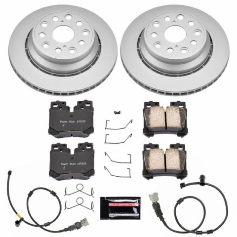 Power Stop 10-17 Lexus LS460 Front & Rear Z17 Evolution Geomet Coated Brake Kit (1x psbCRK5840, 1x psbCRK5824) thumbnail 9