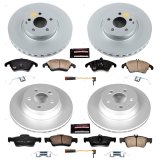 Power Stop 10-16 Mercedes-Benz E350 Front & Rear Z23 Evolution Sport Coated Brake Kit (1x psbCRK5792, 1x psbCRK6359) thumbnail 4