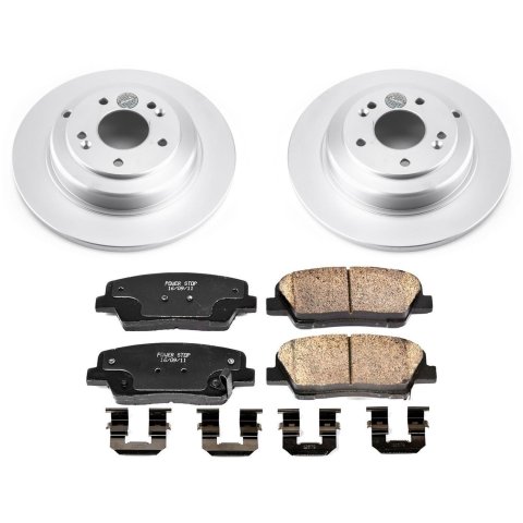 Power Stop 10-16 Hyundai Genesis Coupe Front & Rear Z17 Evolution Geomet Coated Brake Kit (1x psbCRK6168, 1x psbCRK6169) thumbnail 6