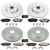 Power Stop 10-16 Cadillac SRX Front & Rear Z17 Evolution Geomet Coated Brake Kit (1x psbCRK5545, 1x psbCRK5543) thumbnail 1