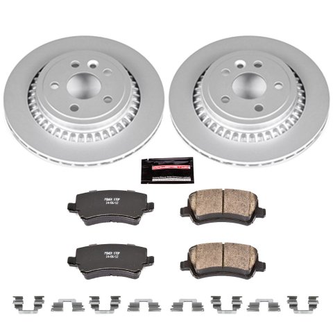 Power Stop 10-15 Volvo XC60 Front & Rear Z23 Evolution Sport Coated Brake Kit (1x psbCRK5702, 1x psbCRK5705) thumbnail 7
