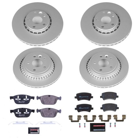 Power Stop 10-15 Volvo XC60 Front & Rear Euro-Stop Brake Kit (1x psbESK5702, 1x psbESK5705) thumbnail 6