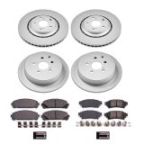 Power Stop 10-15 Lexus RX350 Front & Rear Z17 Evolution Geomet Coated Brake Kit (1x psbCRK5864, 1x psbCRK4713) thumbnail 2