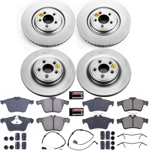 Power Stop 10-15 Jaguar XF Front & Rear Z23 Evolution Sport Coated Brake Kit (1x psbCRK6282, 1x psbCRK6279) thumbnail 4