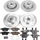 Power Stop 10-15 Jaguar XF Front & Rear Z23 Evolution Sport Brake Kit (1x psbK6282, 1x psbK6279) thumbnail 1
