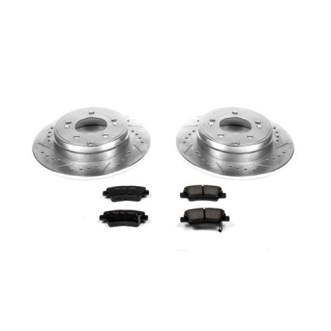 Power Stop 10-15 Hyundai Sonata Front & Rear Z23 Evolution Sport Brake Kit (1x psbK5381, 1x psbK5377) thumbnail 2