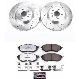 Power Stop 10-14 Subaru Legacy Front & Rear Z26 Street Warrior Brake Kit (1x psbK285-26, 1x psbK5883-26) thumbnail 5