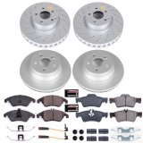 Power Stop 10-14 Mercedes-Benz E350 Front & Rear Z23 Evolution Sport Coated Brake Kit (1x psbCRK7496, 1x psbCRK6359) thumbnail 1