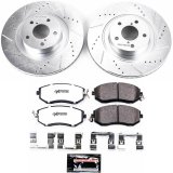 Power Stop 10-13 Subaru Forester Front & Rear Z26 Street Warrior Brake Kit (1x psbK6082-26, 1x psbK4631-26) thumbnail 4