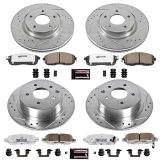Power Stop 10-13 Nissan Altima Front & Rear Z26 Street Warrior Brake Kit (1x psbK241-26, 1x psbK098-26) thumbnail 3