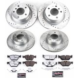 Power Stop 10-13 BMW 128i Front & Rear Z26 Street Warrior Brake Kit (1x psbK6348-26, 1x psbK6346-26) thumbnail 4