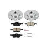 PowerStop Autospecialty Stock Replacement Disc and Drum Brake Kits for 2010-2012 ESCAPE, 2010-2011 MARINER, 2010 TRIBUTE - KOE15257DK Kits, Replacement, Solid Surface Front Rotors, 10.0 in. Rear Diameter, Pads Shoes, Ford, Mercury, Kit thumbnail 8