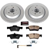 Power Stop 10-11 Mercedes-Benz ML450 Front & Rear Z23 Evolution Sport Coated Brake Kit (1x psbCRK6709, 1x psbCRK6708) thumbnail 9