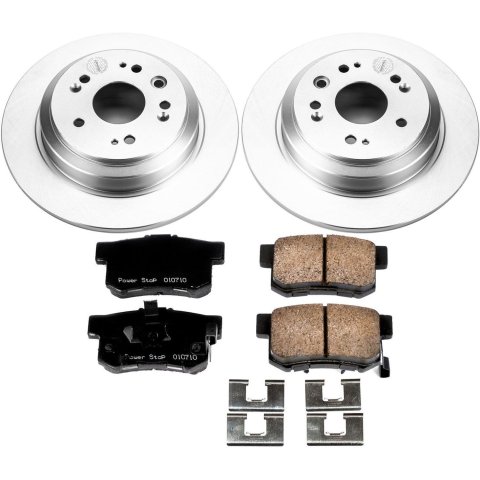 Power Stop 10-11 Honda Accord Crosstour Front & Rear Z17 Evolution Geomet Coated Brake Kit (1x psbCRK5859, 1x psbCRK228) thumbnail 5