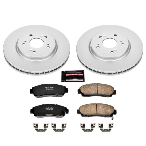 Power Stop 10-11 Honda Accord Crosstour Front & Rear Z17 Evolution Geomet Coated Brake Kit (1x psbCRK5859, 1x psbCRK228) thumbnail 8
