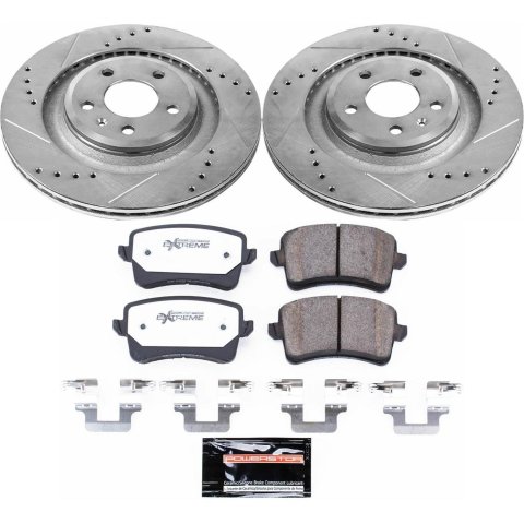 Power Stop 10-11 Audi S4 Front & Rear Z26 Street Warrior Brake Kit (1x psbK6154-26, 1x psbK4746-26) thumbnail 5