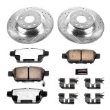 Power Stop 09-14 Acura TL Front & Rear Z36 Truck & Tow Brake Kit (1x psbK5855-36, 1x psbK5854-36) thumbnail 4