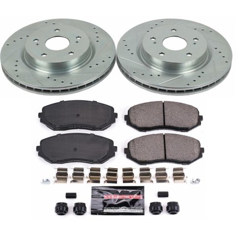 Power Stop 09-13 Suzuki Grand Vitara Front & Rear Z23 Evolution Sport Brake Kit (1x psbK6100, 1x psbK5886) thumbnail 8