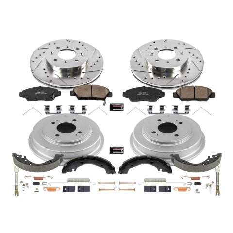 Power Stop 09-12 Honda Fit Front & Rear Z23 Evolution Sport Brake Kit (1x psbKOE15399DK, 1x psbK5382) thumbnail 2