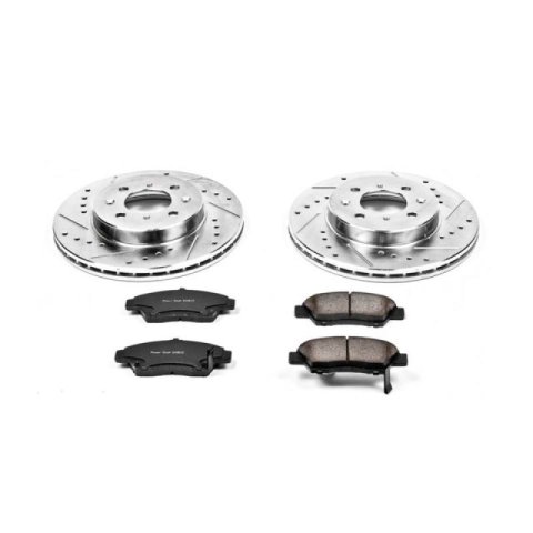 Power Stop 09-12 Honda Fit Front & Rear Z23 Evolution Sport Brake Kit (1x psbKOE15399DK, 1x psbK5382) thumbnail 4