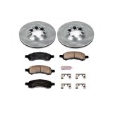 PowerStop Autospecialty Stock Replacement Disc and Drum Brake Kits for 2009-2012 CANYON, COLORADO - KOE15262DK Kits, Replacement, Solid Surface Front Rotors, 11.600 in. Rear Diameter, Pads Shoes, Chevy, GMC, Kit thumbnail 6