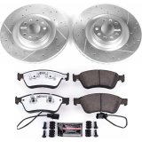 Power Stop 09-11 Audi A6 Quattro Front & Rear Z26 Street Warrior Brake Kit (1x psbK4570-26, 1x psbK4567-26) thumbnail 1
