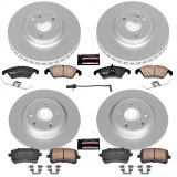 Power Stop 09-11 Audi A4 Front & Rear Z23 Evolution Sport Coated Brake Kit (1x psbCRK4745, 1x psbCRK5752) thumbnail 4