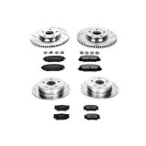 Power Stop 09-10 Pontiac Vibe Front & Rear Z23 Evolution Sport Brake Kit (1x psbK4670, 1x psbK3054) thumbnail 2