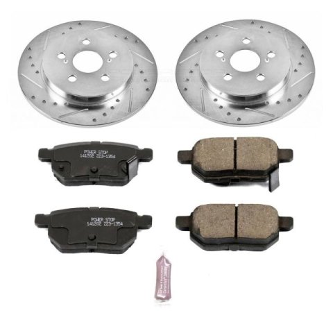 Power Stop 09-10 Pontiac Vibe Front & Rear Z23 Evolution Sport Brake Kit (1x psbK4669, 1x psbK4736) thumbnail 1