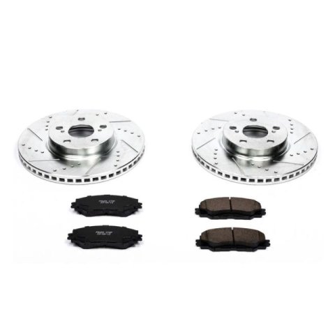 Power Stop 09-10 Pontiac Vibe Front & Rear Z23 Evolution Sport Brake Kit (1x psbK4669, 1x psbK4736) thumbnail 2