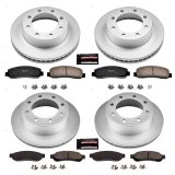 Power Stop 09-10 Ford F-250 Super Duty Front & Rear Z17 Coated Brake Kit (2x psbAR85107EVC, 2x psbAR85116EVC, 1x psb17-1067, 1x psb17-1333) thumbnail 7